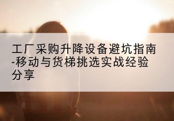 新巴尔虎左旗移动式升降机怎么选-工厂采购升降设备避坑指南-移动与货梯挑选实战经验分享